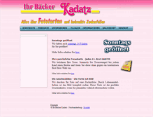 Tablet Screenshot of kadatz.de